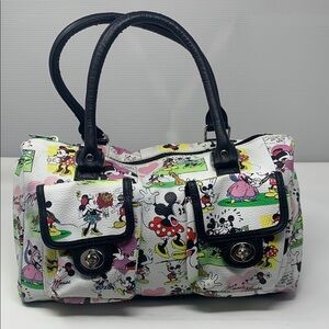 Disney parks Minnie and Mickey Mouse retro purse handbag